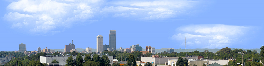 Ohmaha Skyline from the South left
