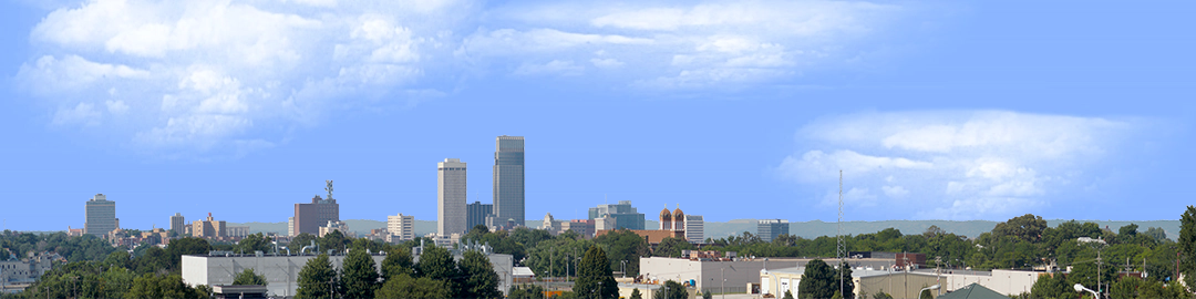 Ohmaha Skyline from the South left