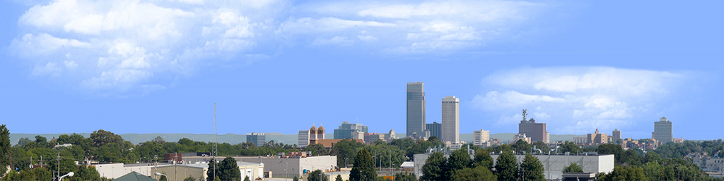 Ohmaha Skyline from the South right