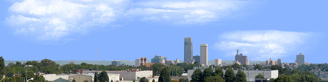 Ohmaha Skyline from the South right