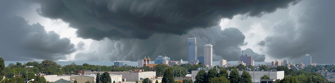 Ohmaha Skyline from the South right