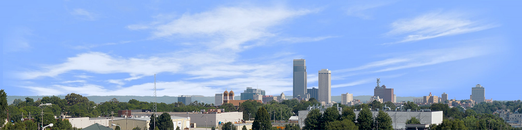Ohmaha Skyline from the South right