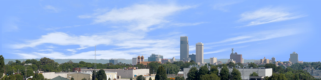 Ohmaha Skyline from the South right
