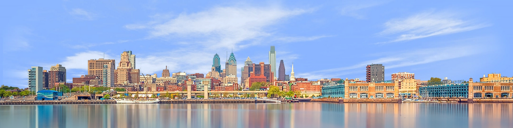 Philadelphia Skyline With Piers