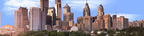 Philadelphia Skyline Near Sunset