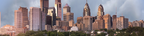 Philadelphia Skyline Near Sunset