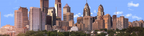 Philadelphia Skyline Near Sunset