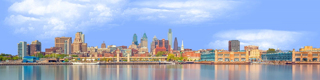 Philadelphia Skyline With Piers