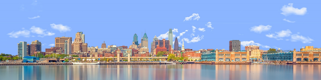 Philadelphia Skyline With Piers