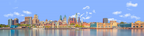 Philadelphia Skyline With Piers