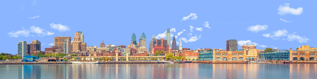 Philadelphia Skyline With Piers