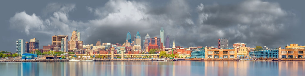 Philadelphia Skyline With Piers