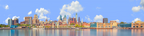 Philadelphia Skyline With Piers