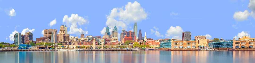 Philadelphia Skyline With Piers
