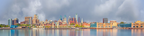 Philadelphia Skyline With Piers