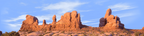 Red Rock Monuments Moab Utah right