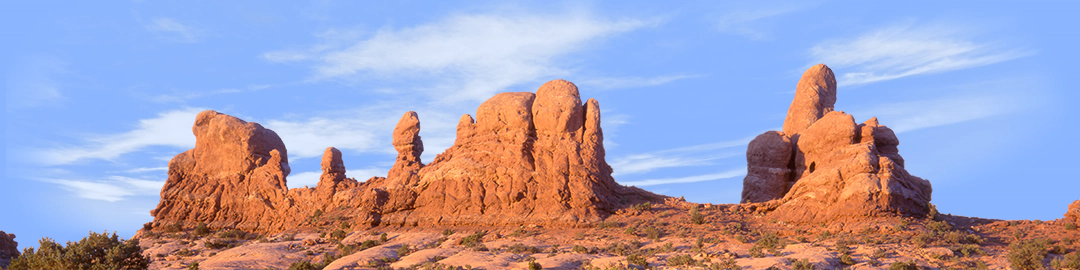 Red Rock Monuments Moab Utah right