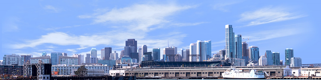 San Francisco City Skyline from the Pier