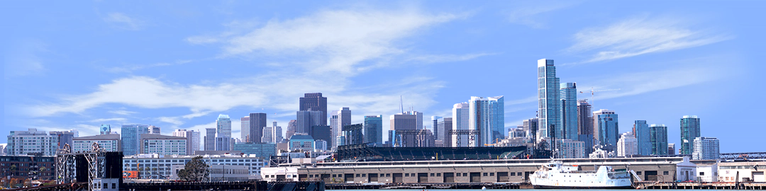 San Francisco City Skyline from the Pier