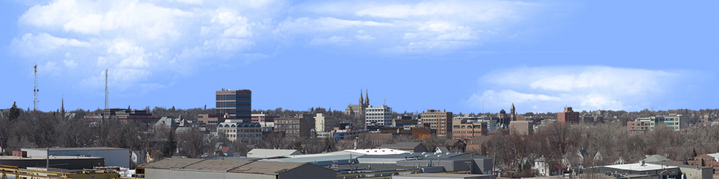 Sioux Falls Skyline Late Fall