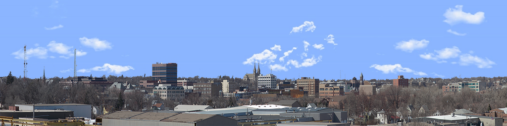 Sioux Falls Skyline Late Fall