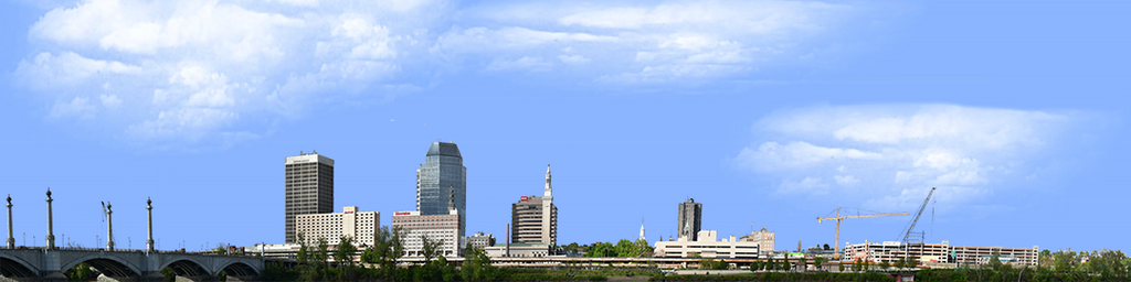 Springfield Massachussettes from the West no River
