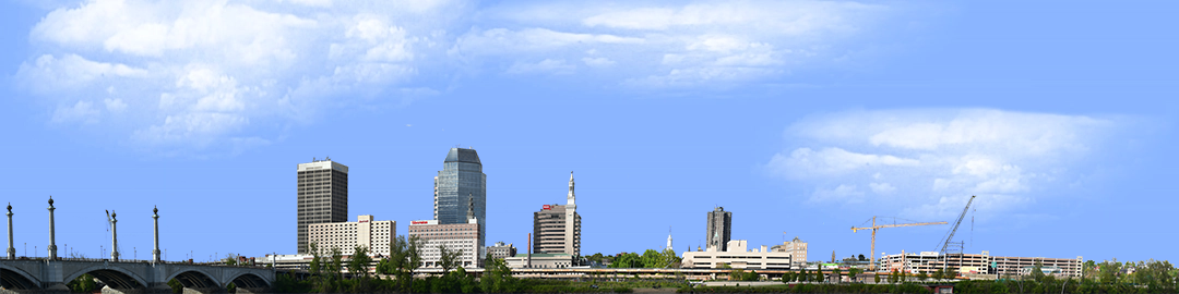 Springfield Massachussettes from the West no River