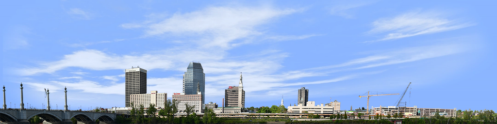 Springfield Massachussettes from the West no River
