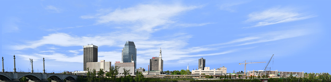 Springfield Massachussettes from the West no River