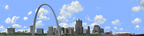 St Louis from the East no River