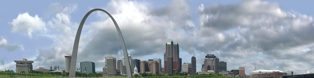 St Louis from the East no River