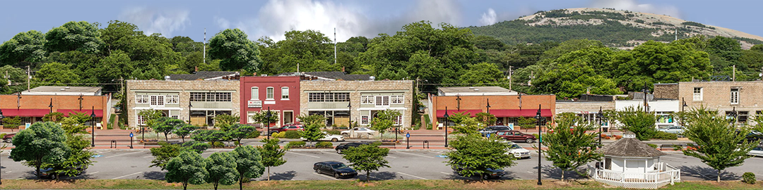Stone City Georgia Skyline left