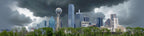 Dallas Skyline with Treeline left