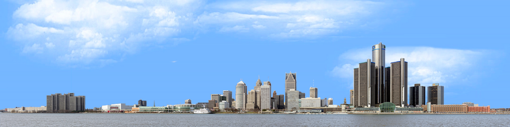 Detroit from the South left