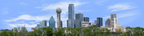 Dallas Skyline with Treeline left