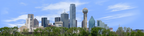 Dallas Skyline with Treeline right