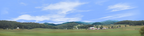 Farm with Rolling Hills Virgina right