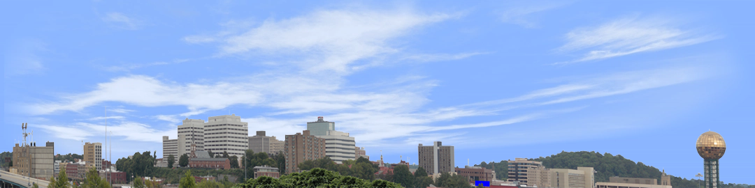 Knoxville Skyline from the West leff