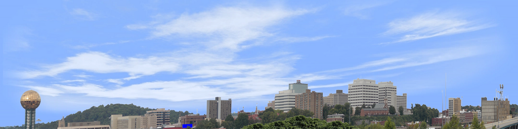 Knoxville Skyline from the West right