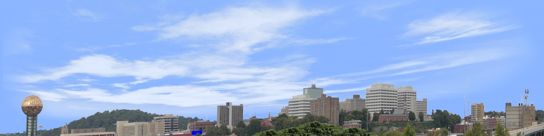 Knoxville Skyline from the West right