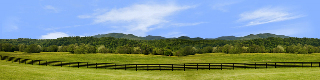 Virginia Farm Treeline and Mountains right
