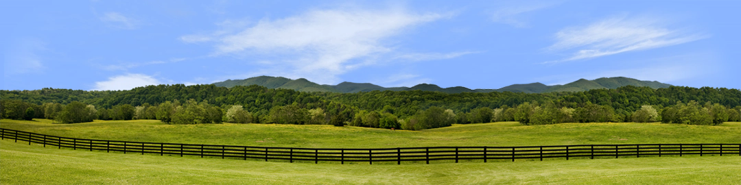 Virginia Farm Treeline and Mountains right