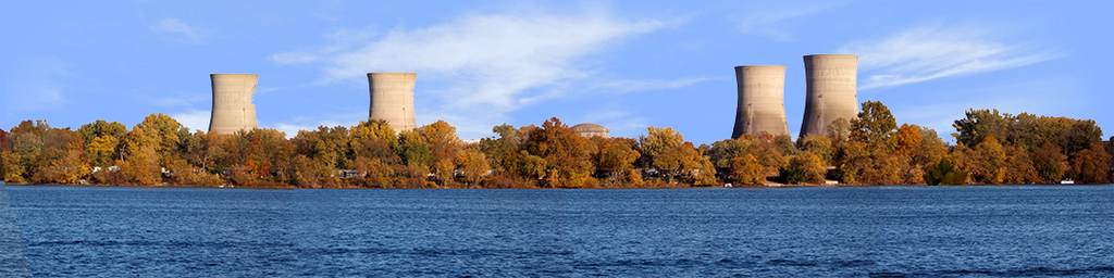 Three Mile Island from the West