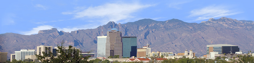 Tucson Arizona Skyline from the South left