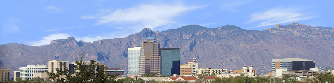 Tucson Arizona Skyline from the South left