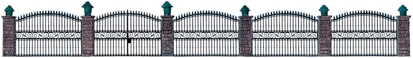 550 Wrought Iron Fence - Kit HO