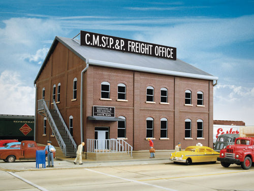 2953 Brick Freight Office HO