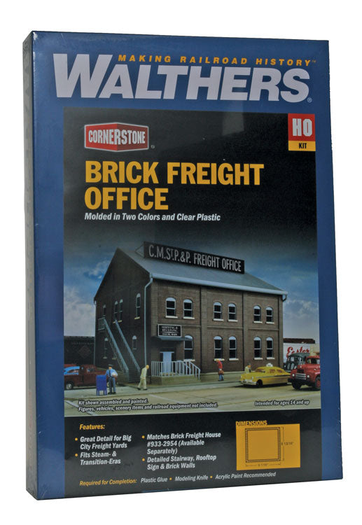 2953 Brick Freight Office HO