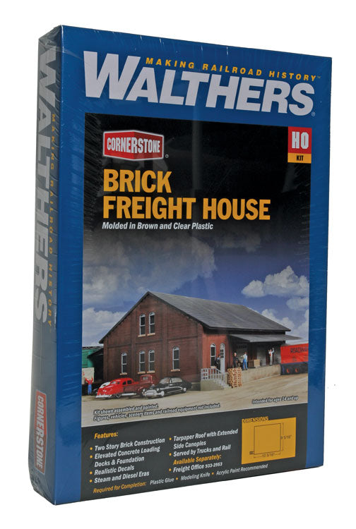 2954 Brick Freight House HO