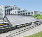 2984 Train Shed with Clear Roof HO